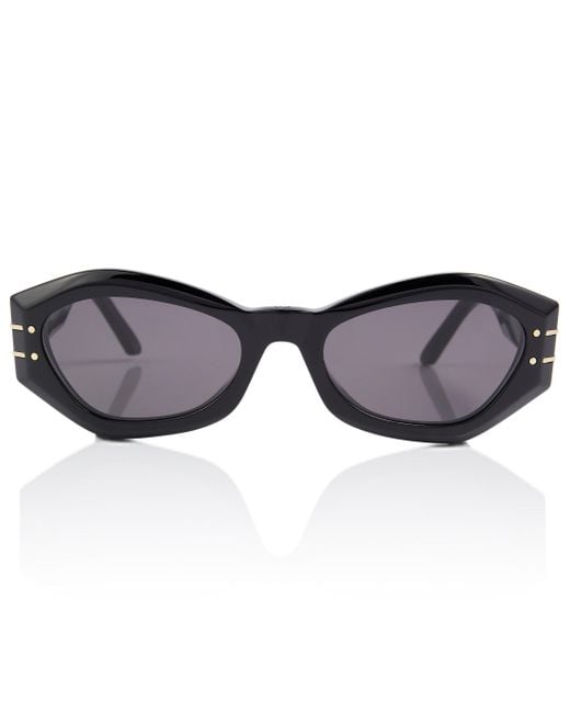 Dior Synthetic Diorsignature B1u Sunglasses in Black (Brown) | Lyst UK