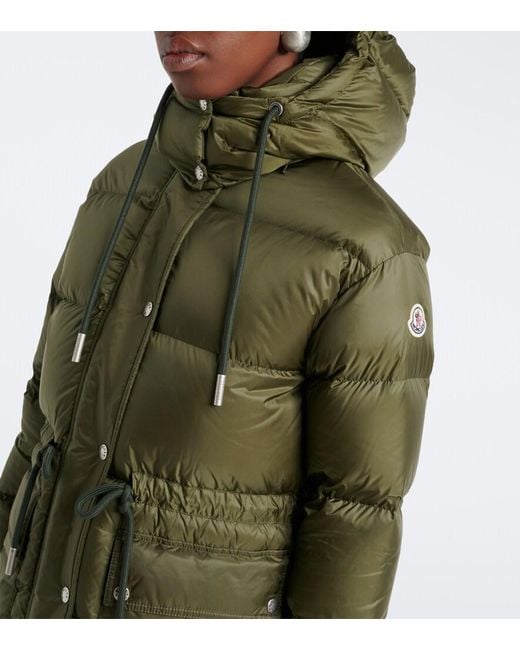 Moncler Green Sesie Down Jacket