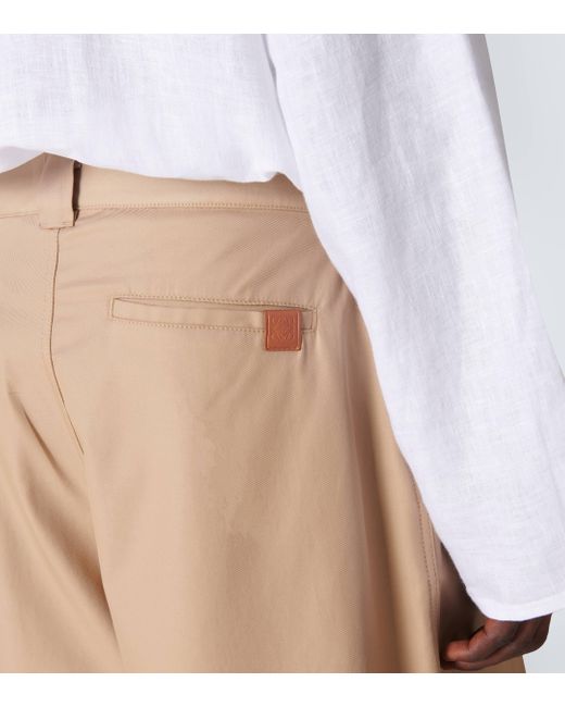 Loewe Natural Paula's Ibiza Cotton Bermuda Shorts for men