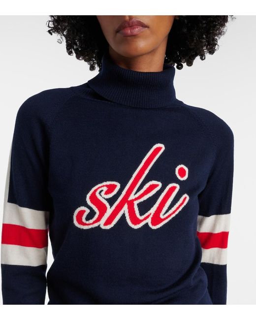 Perfect Moment Blue Neve Wool Sweater
