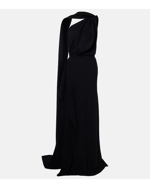 Maticevski Black Priority Draped Gown