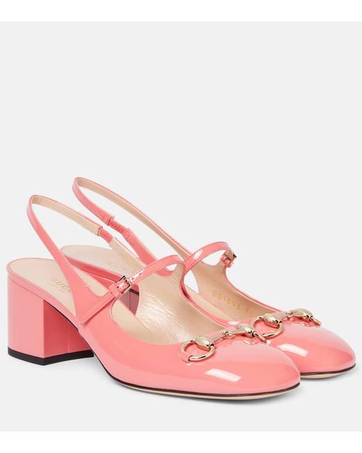 Escarpins Avec Détail Mors Pour Femme, Taille Gucci en coloris Pink