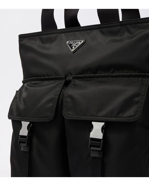 Bolso Explore De Re-Nylon Prada de hombre de color Black