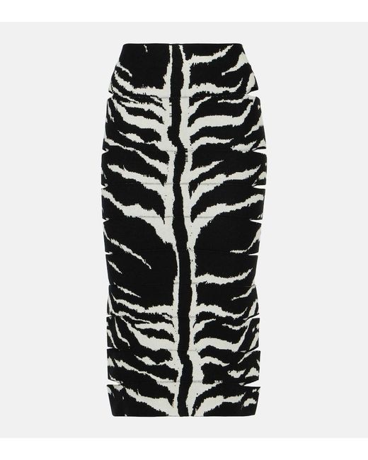 Alaïa Black Midi Skirts