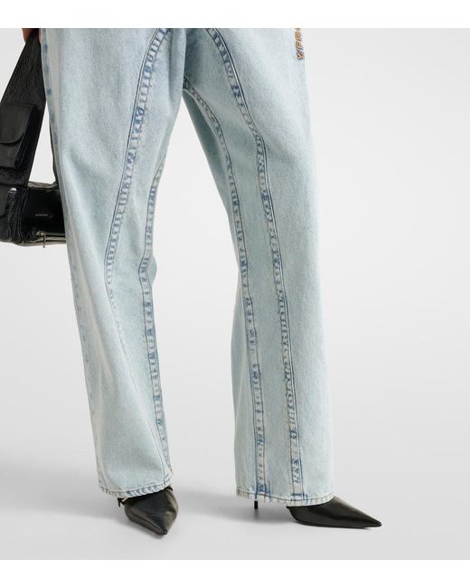 Y. Project Blue Wide-Leg Jeans