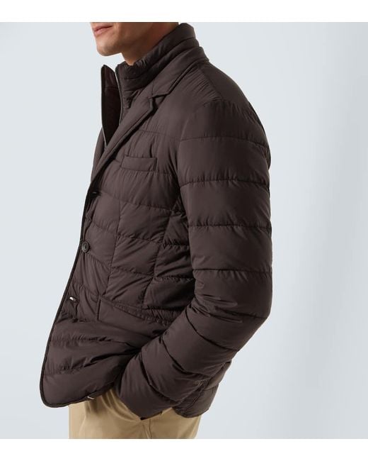 Herno Brown La Giacca Down Jacket for men