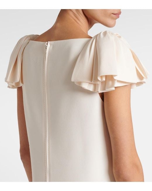 Valentino Natural Crepe Couture Minidress