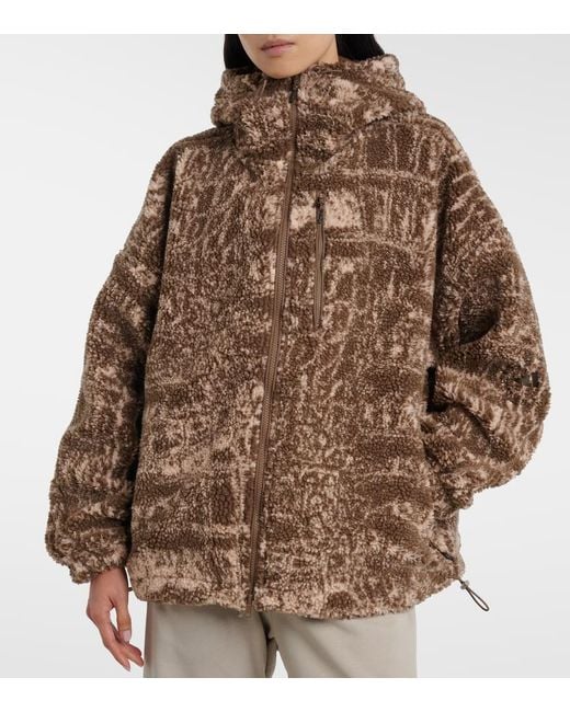 Adidas By Stella McCartney Brown Fleece Jacket