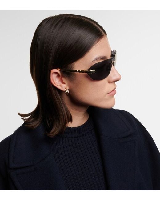 BVLGARI Gray Serpenti Square Sunglasses