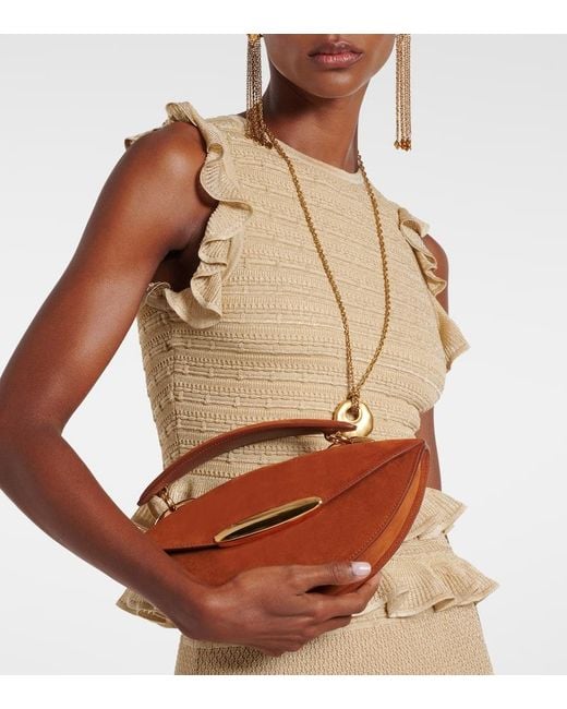 Zimmermann Brown Wavelength Suede Tote Bag