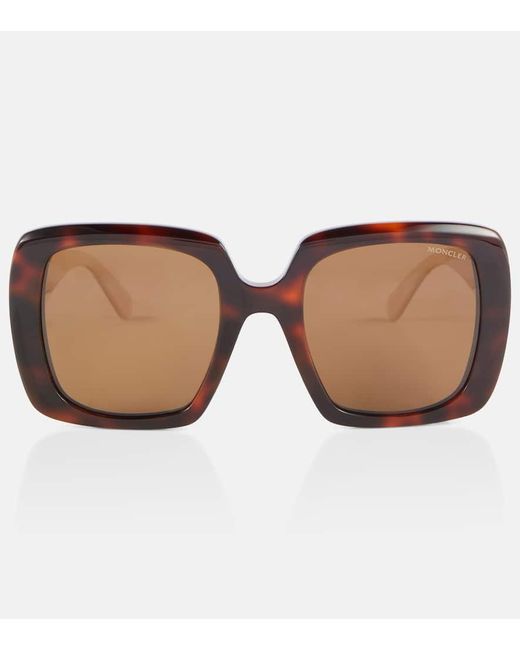 Moncler Brown Blanche Square Sunglasses