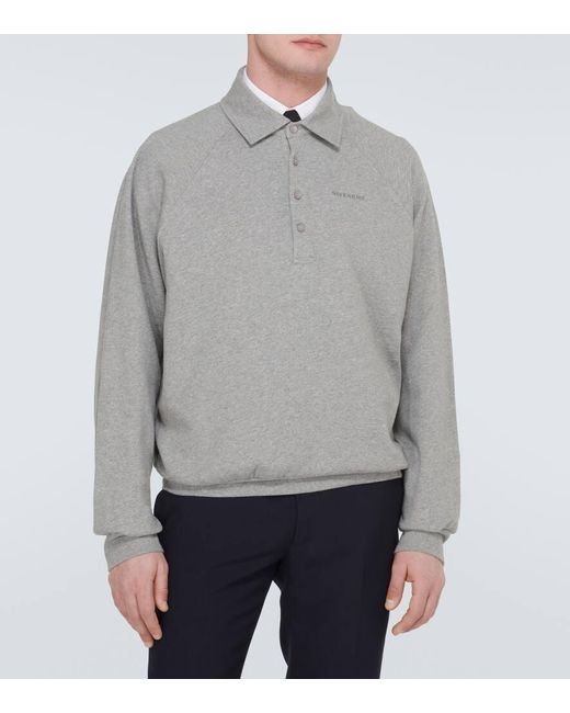 Givenchy Sweatshirt aus Baumwoll-Jersey in Gray für Herren