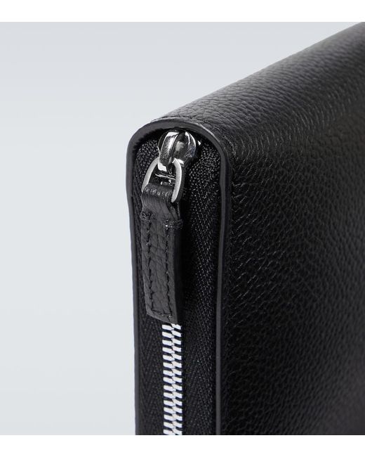 Balenciaga Black Cash Leather Wallet for men