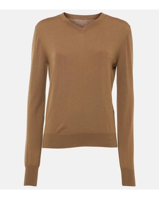 Khaite Brown Senta Wool Sweater