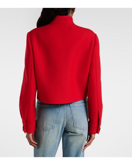 Valentino Red Jacke Vgold Aus Wolle Und Seide