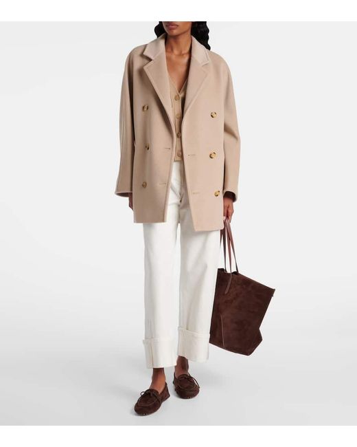 Abrigo Rebus 101801 Icon De Lana Y Cachemir Max Mara de color Natural