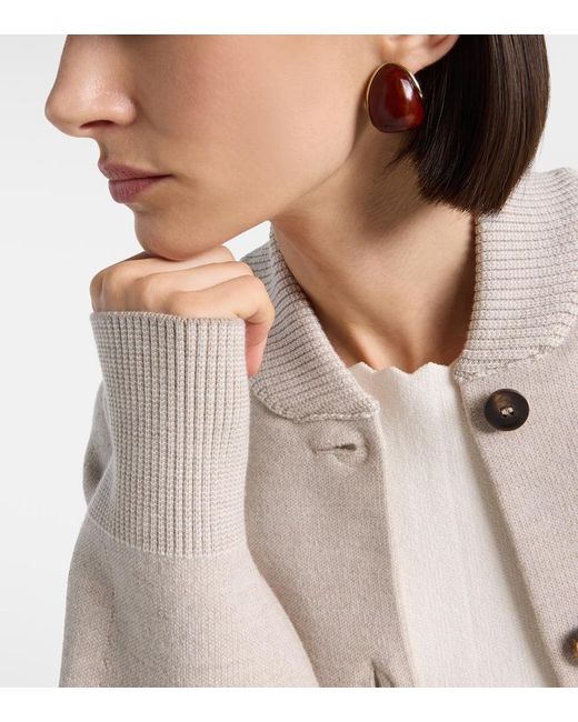 Jacquemus Brown Raisin Earrings