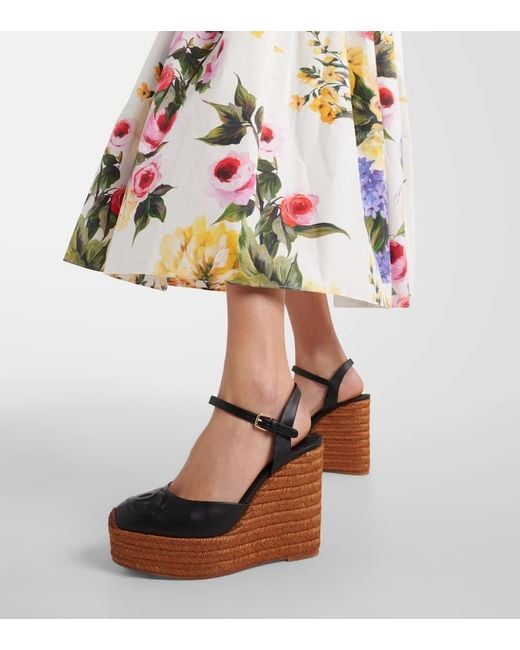 Espadrillas di Dolce & Gabbana in Black