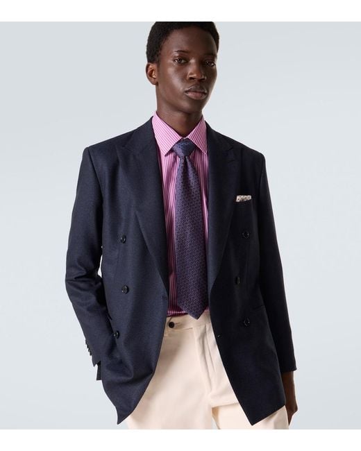 Cravatta di Charvet in Blue da Uomo