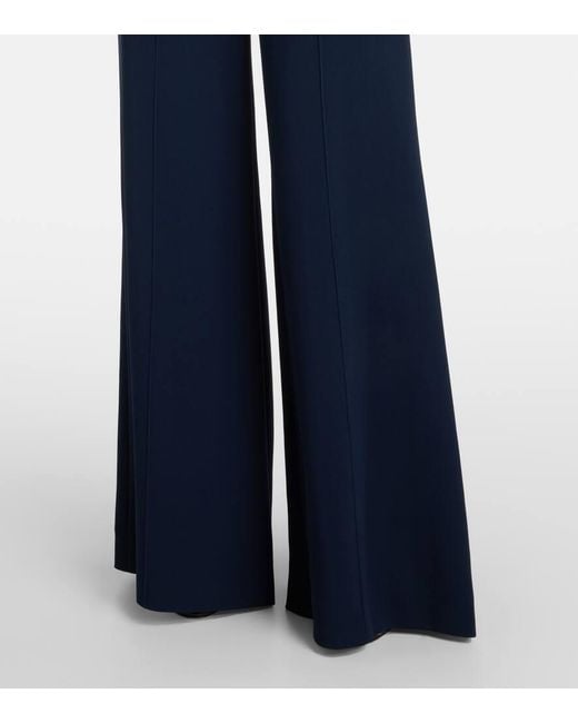 Elie Saab Blue Wide-Leg Pants