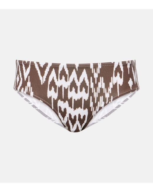 Eres White Dry Printed Bikini Bottoms