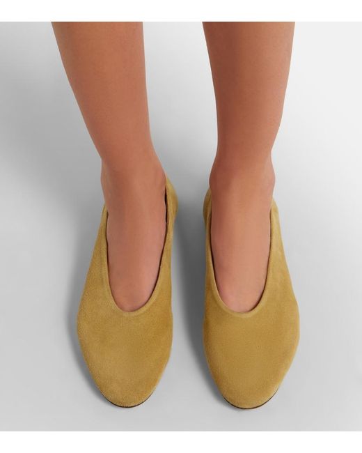 Totême  Natural Suede Ballet Flats