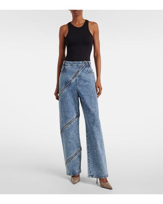 Alaïa Natural Pumps Le Cour 3D 90 Aus Lackleder