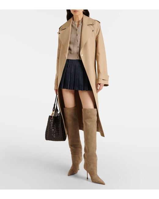 Jimmy Choo Brown Cycas Suede Over-The-Knee Boots
