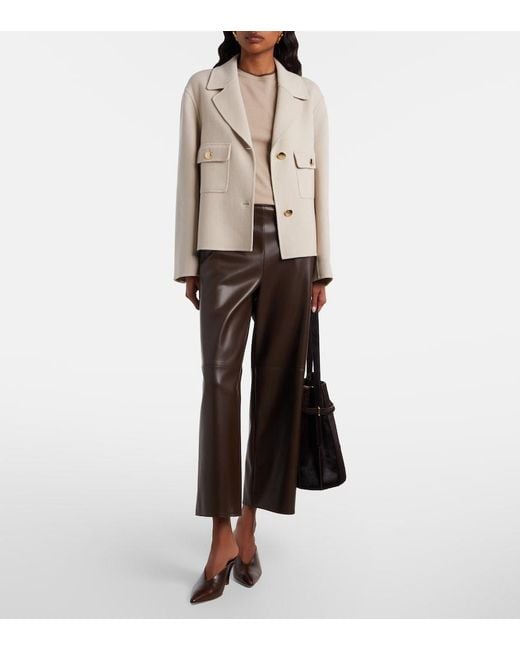 Max Mara Brown Wide-Leg Pants