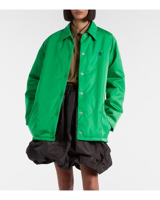 Prada Green Re-Nylon Oversized Blouson Jacket