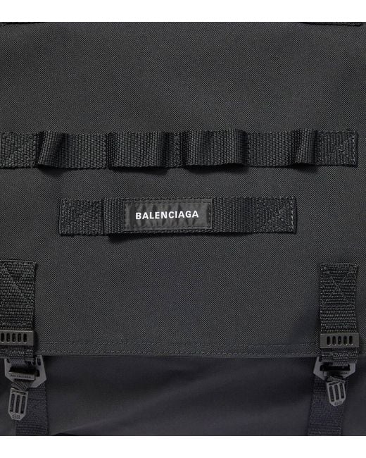 Balenciaga Black Army Messenger Bag for men