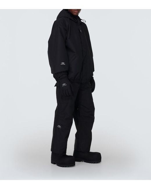 Balenciaga Black 'Skiwear' Parka for men