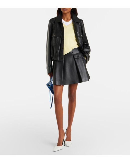Jude White Fame Leather Pumps