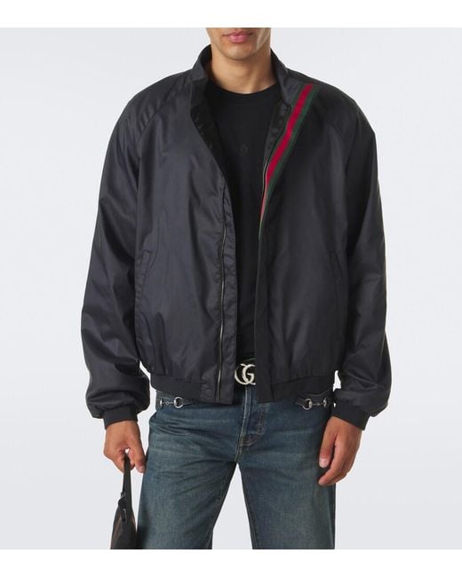 Gucci Black Padded Technical Blouson Jacket for men