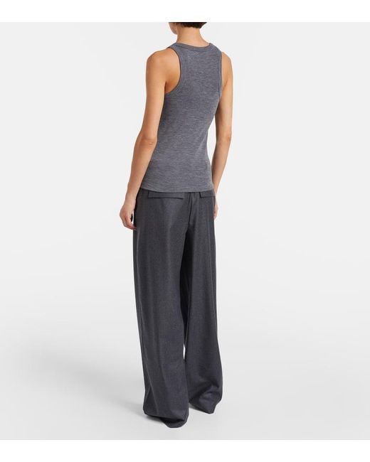Rohe Gray Wool Jersey Tank Top