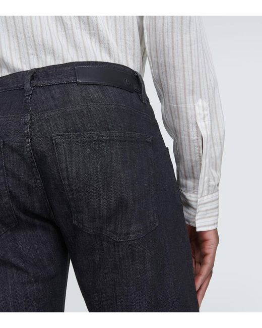 Jeans regular di Giorgio Armani in Gray da Uomo