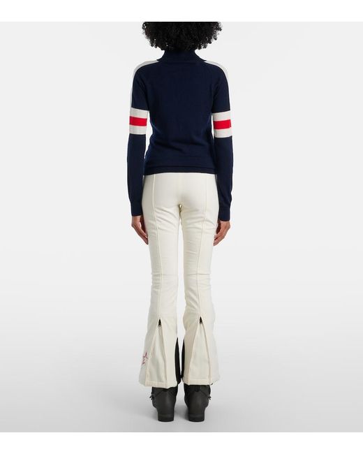 Perfect Moment Blue Neve Wool Sweater
