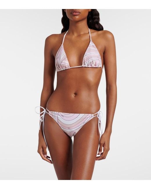Emilio Pucci Pink Iride Bikini Bottoms