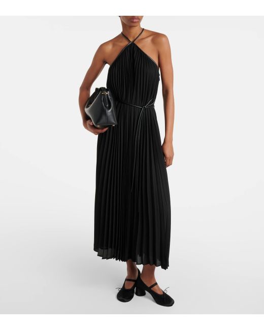 Proenza Schouler Black White Label Celeste Pleated Dress