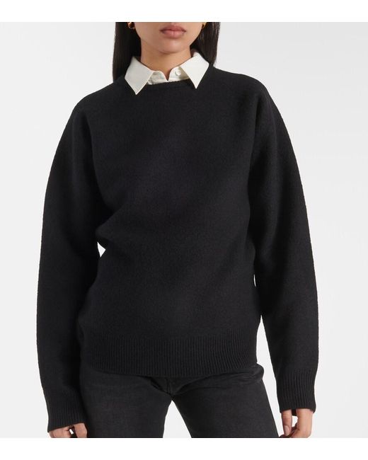 Totême Black Wool Sweater