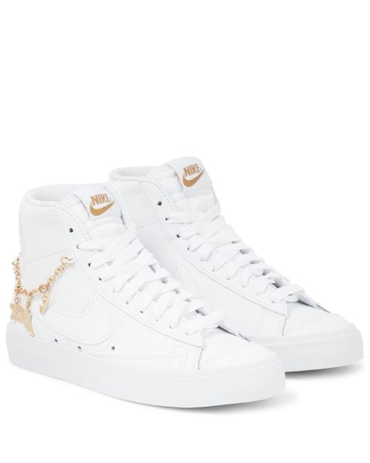 Nike Blazer Mid '77 Lx Leather Sneakers in White | Lyst Canada
