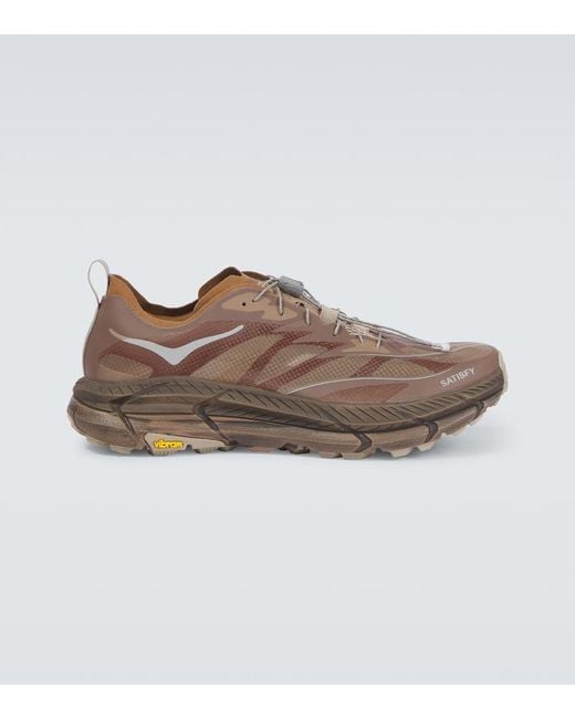 X STSFY - Sneakers Mafate Speed 4 Lite di Hoka One One in Brown da Uomo