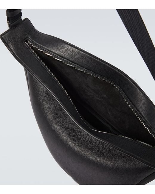 The Row Messenger Bag Slouchy Banana Large Aus Leder in Black für Herren