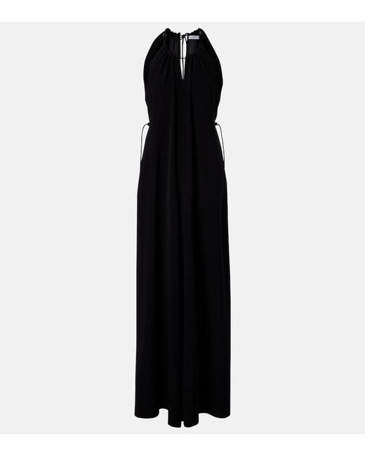 Max Mara Black Jersey Jumpsuit