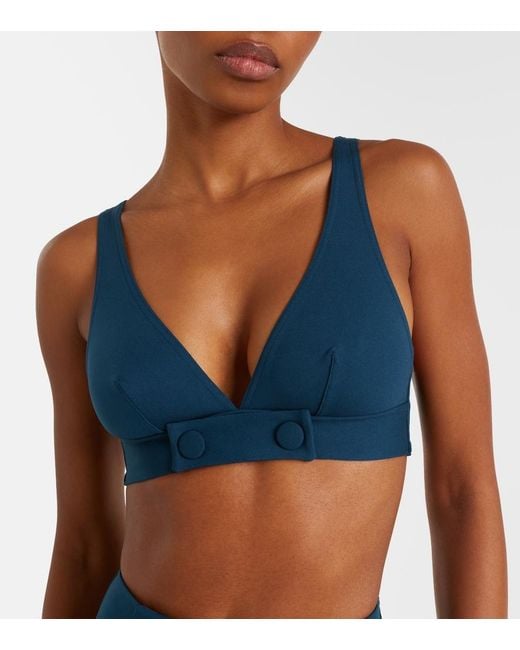 Eres Blue Charme Bikini Top