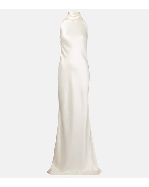 Robe De Mariee Chilton En Satin Ralph Lauren en coloris White