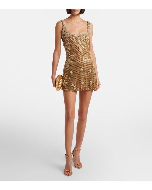 Rachel Gilbert Brown Solana Embellished Corset Dress