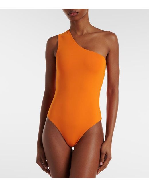 Taller Marmo Orange Yacare Swimsuit And Beach Cover-Up Set