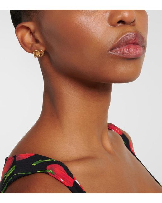 Dolce & Gabbana Metallic Dg Earrings
