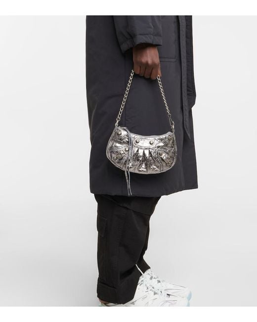 Balenciaga Multicolor Le Cagole Mini Leather Shoulder Bag